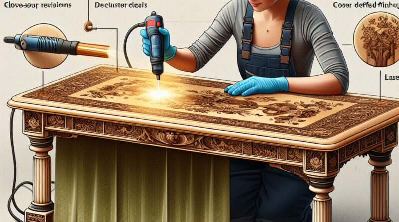 The role of laser cleaning in the restoration of antique furniture.