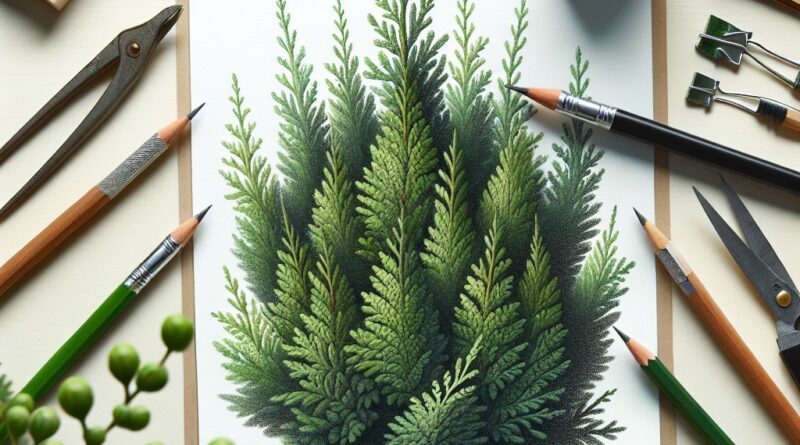 Was ist Thuja und warum wird sie als Sichtschutz verwendet?